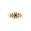 Goldener Ring mit Zirkonia 14 Karat