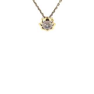 Gouden hanger met diamant