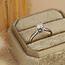 Witgouden solitair ring met diamant 18 karaat