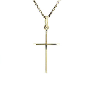Gold cross pendant