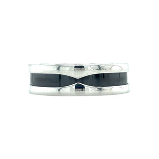 Silver Bvlgari ring