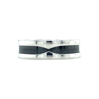 Zilveren Bvlgari ring