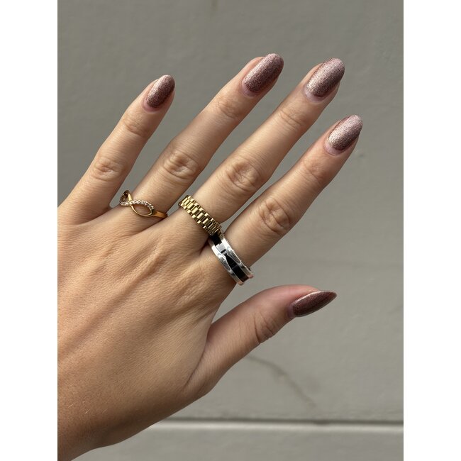 Zilveren Bvlgari ring 'Save the children' 925