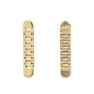 Gouden Rolex oorstekers