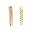 Gouden Rolex oorstekers 14 karaat