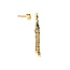 Gouden Rolex oorstekers 14 karaat