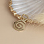 Gouden spiraal hanger 14 karaat