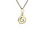 Gouden spiraal hanger 14 karaat