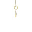Gold spiral pendant 14 karat