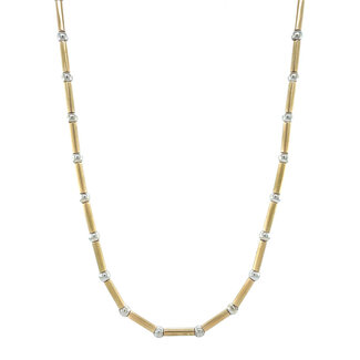 Gouden choker bicolour