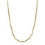 Gouden staafjes collier 45.5 cm 14 karaat