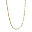 Gouden staafjes collier 45.5 cm 14 karaat