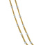 Gouden staafjes collier 45.5 cm 14 karaat