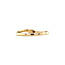 Gouden slagring met diamant 14 karaat