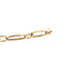 Gouden closed for ever armband 18 cm 14 karaat