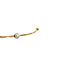 Gold bicolour bracelet 18.5 cm 14 karat