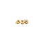 Gold ball stud earrings 14 karat