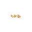 Gold ball stud earrings 14 karat