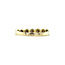 Gouden hart ring met diamant 14 karaat