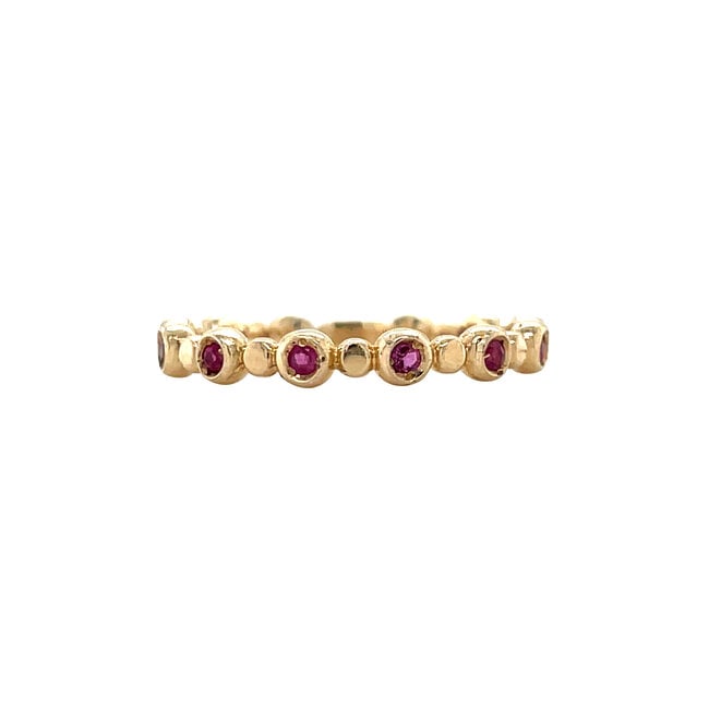 Gold ring with ruby 14 karat* new