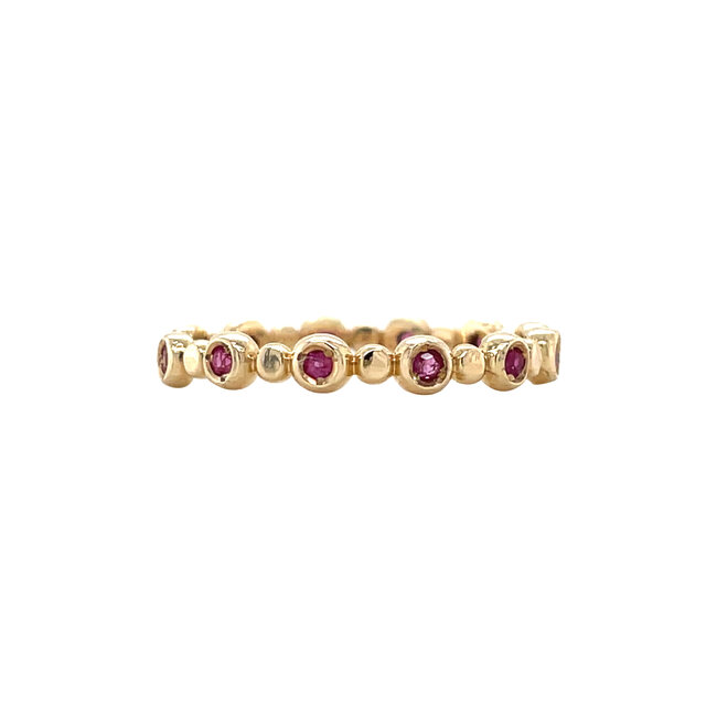 Gold ring with ruby 14 karat* new