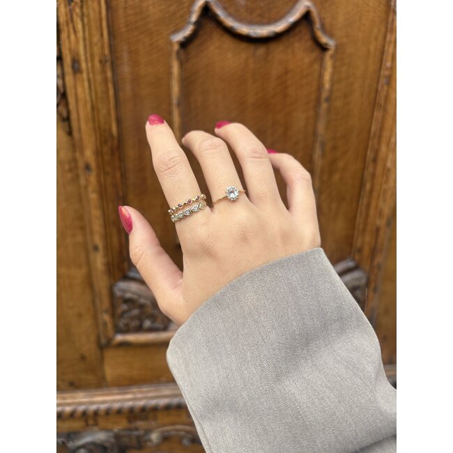 Gold ring with ruby 14 karat* new