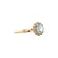 Goldener Entourage-Ring mit Topas und Diamant 14 Karat* neu