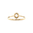 Goldener Entourage-Ring mit Topas und Diamant 14 Karat* neu