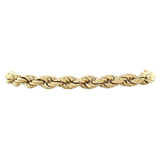 Gold cord bracelet