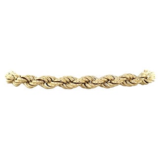 Goldenes Kordelarmband