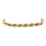 Gold cord bracelet 18.5 cm 14 karat