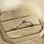 Weißgoldener Solitärring mit Diamant 14 Karat *neu