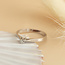 Weißgoldener Solitärring mit Diamant 14 Karat *neu