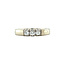White gold memory ring with diamond 14 karat