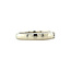 White gold memory ring with diamond 14 karat
