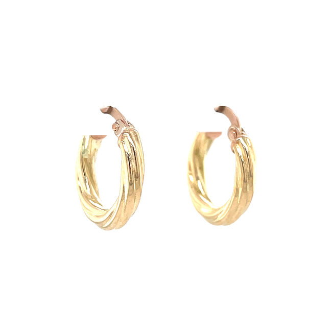 Gold earrings 14 karat