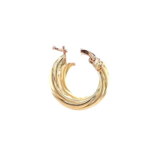 Goldene Ohrringe 14 Karat