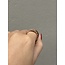Rose gold Bvlgari ring B.zero1 ceramic 18 karat