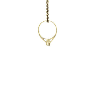 Gouden hanger ring
