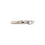 White gold solitaire ring with diamond 14 karat