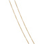 Gouden collier met citrien en diamant 40 cm 18 karaat