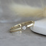 Goldener Ring mit Diamant 14 Karat