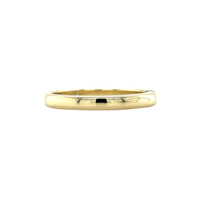 Goldener Ring mit Diamant 14 Karat