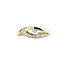 Gold ring with zirconia 14 karat