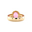 Gold ring with gemstone 14 karat
