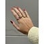 Gold ring with gemstone 14 karat