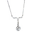Weißgoldener Choker mit Diamant 14 Karat