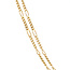 Goldene Figaro-Kette 43 cm 14 Karat