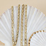 Gouden konings collier 64.5 cm 14 karaat
