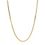 Gouden lengtecollier gourmet 52.5 cm 14 karaat
